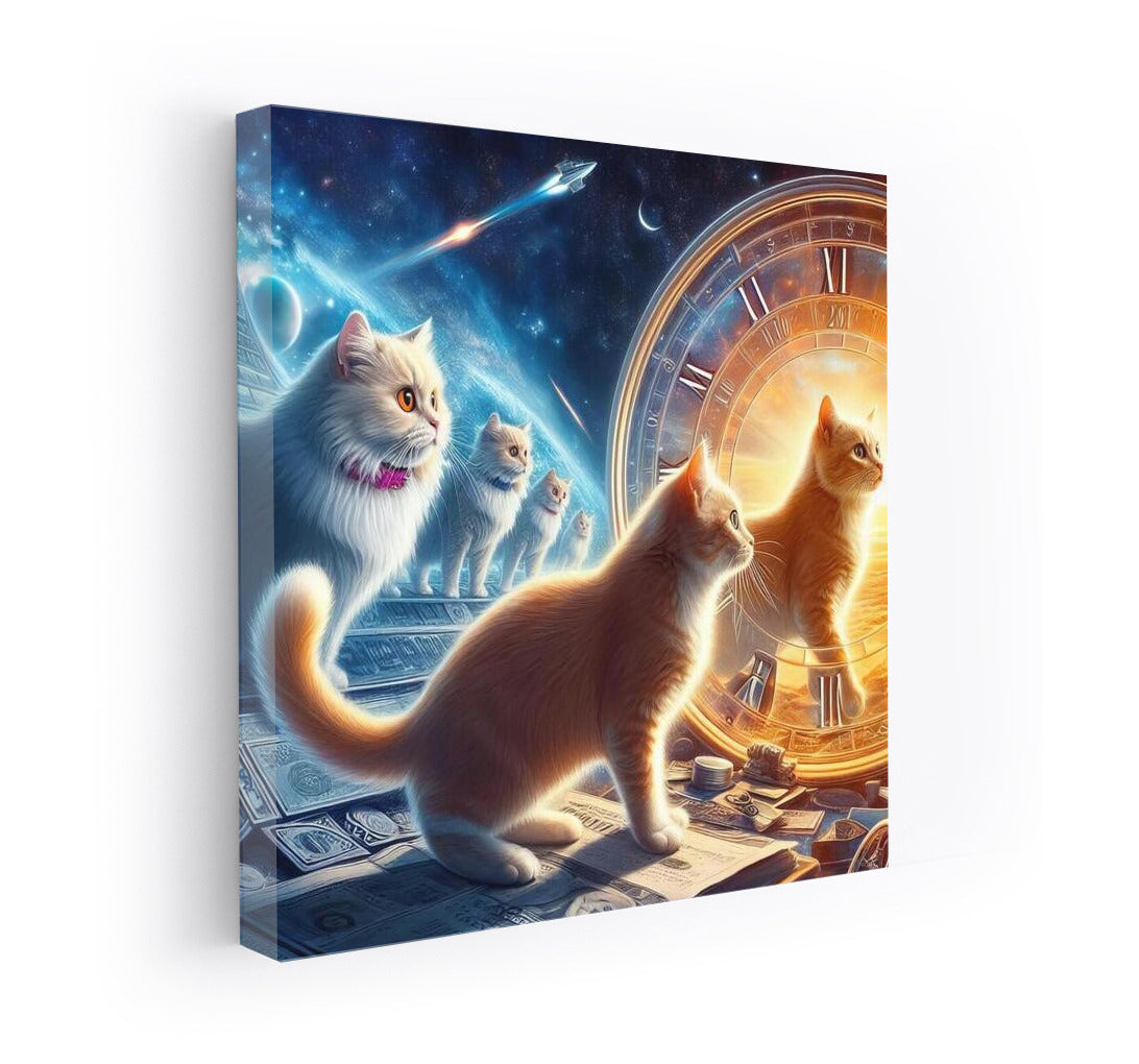 Time Traveling Cat: Meetings with Yourself Through the Eras