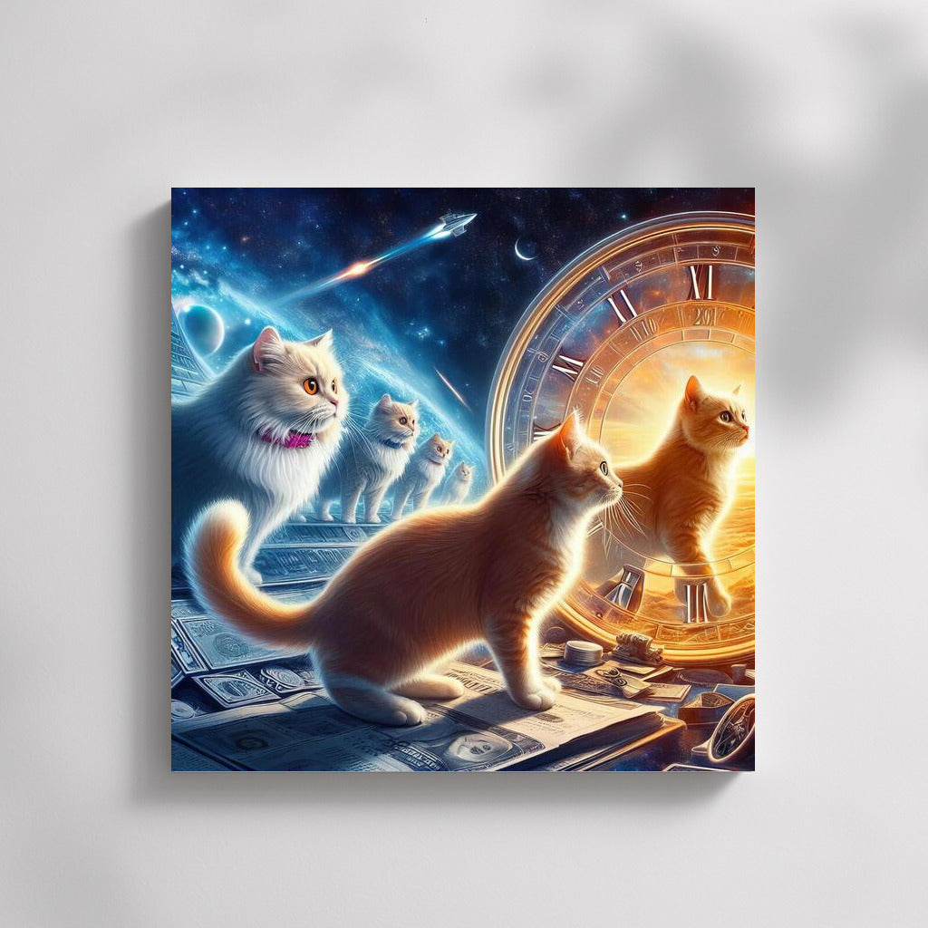 Time Traveling Cat: Meetings with Yourself Through the Eras