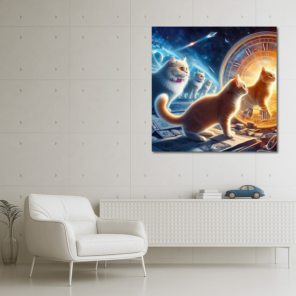 Time Traveling Cat: Meetings with Yourself Through the Eras
