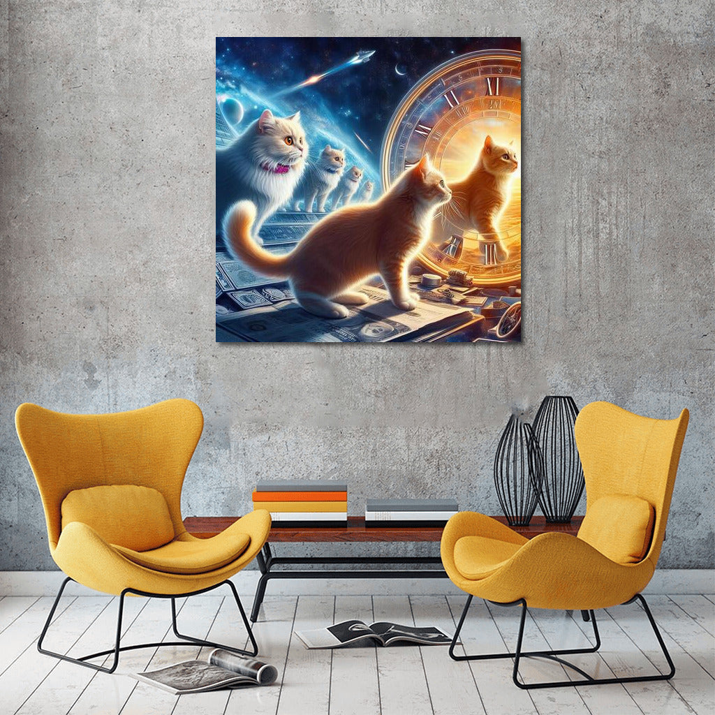 Time Traveling Cat: Meetings with Yourself Through the Eras