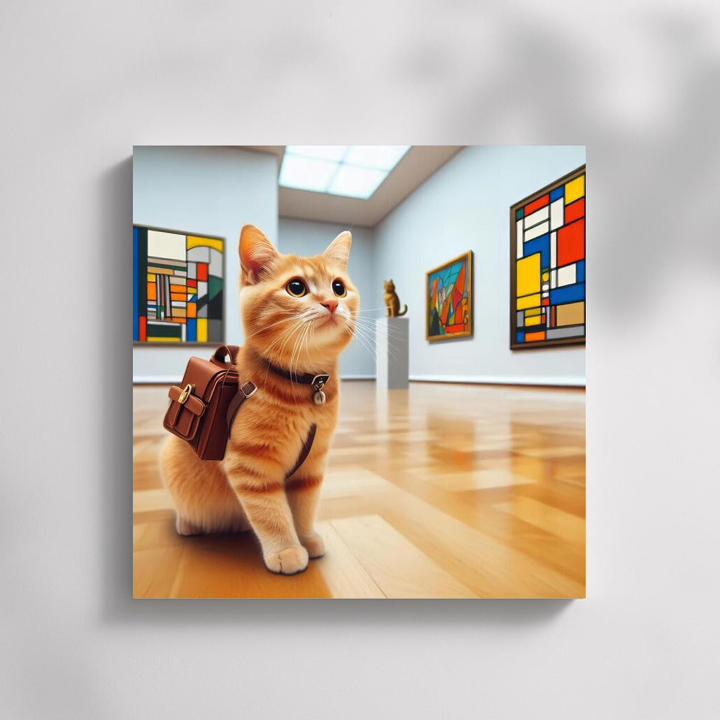 Curious Cat at the Museum: Painting in Sounds