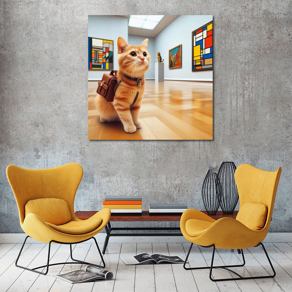 Curious Cat at the Museum: Painting in Sounds