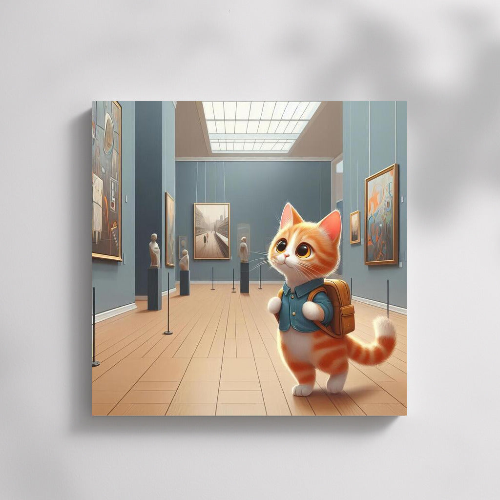 Kitten in the Museum: Magic on the Wall