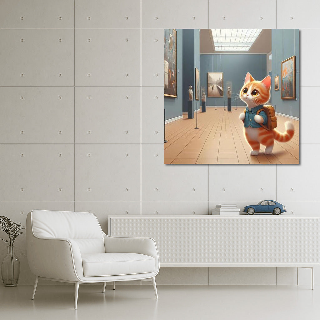 Kitten in the Museum: Magic on the Wall
