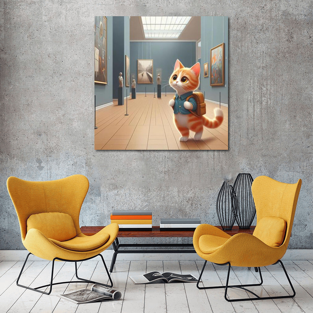 Kitten in the Museum: Magic on the Wall