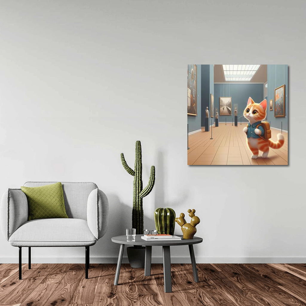 Kitten in the Museum: Magic on the Wall