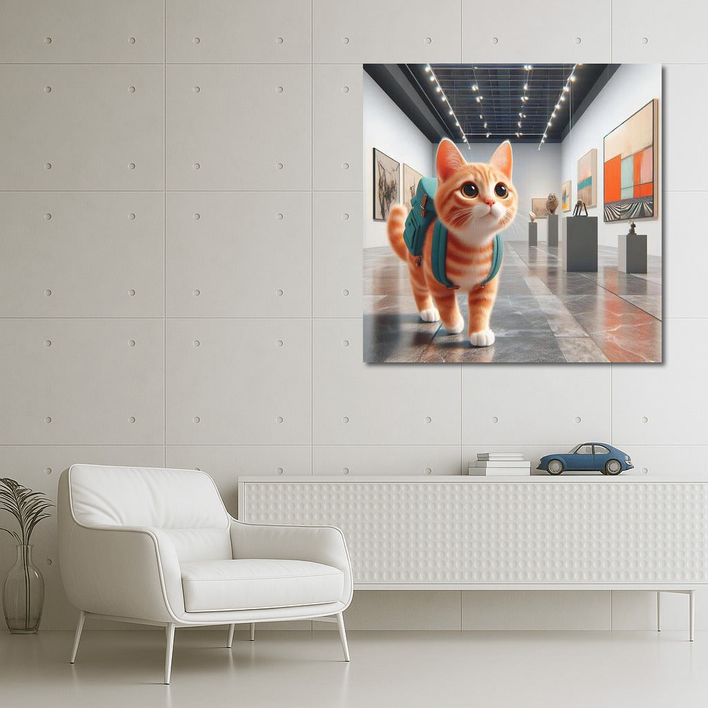 Cat-Aesthete in the Museum: Painting in the Mirror of Eyes