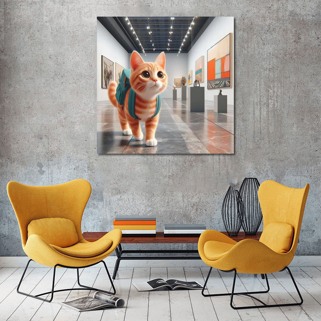 Cat-Aesthete in the Museum: Painting in the Mirror of Eyes
