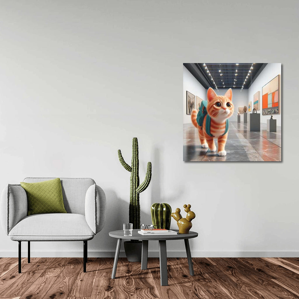 Cat-Aesthete in the Museum: Painting in the Mirror of Eyes