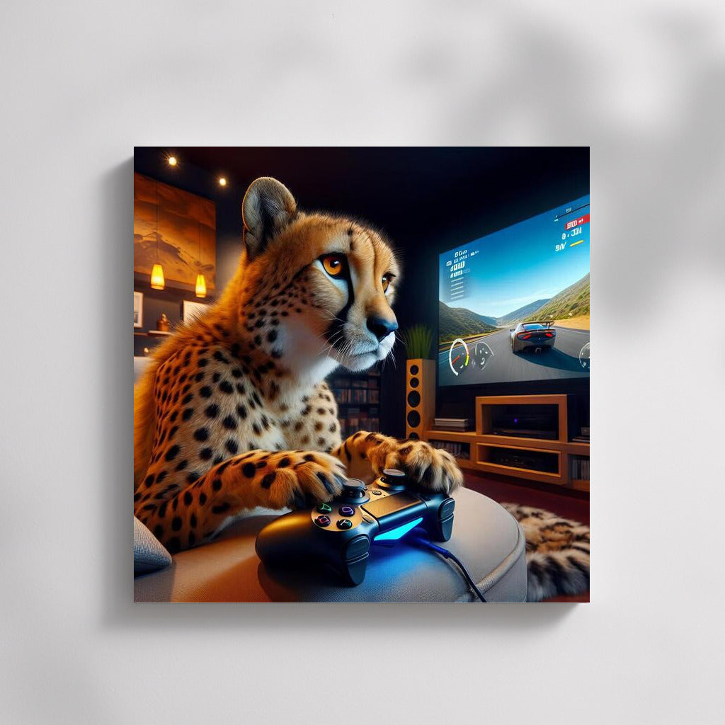 Gamer Cheetah in Home Theater: Dynamics and Style for Your Interior