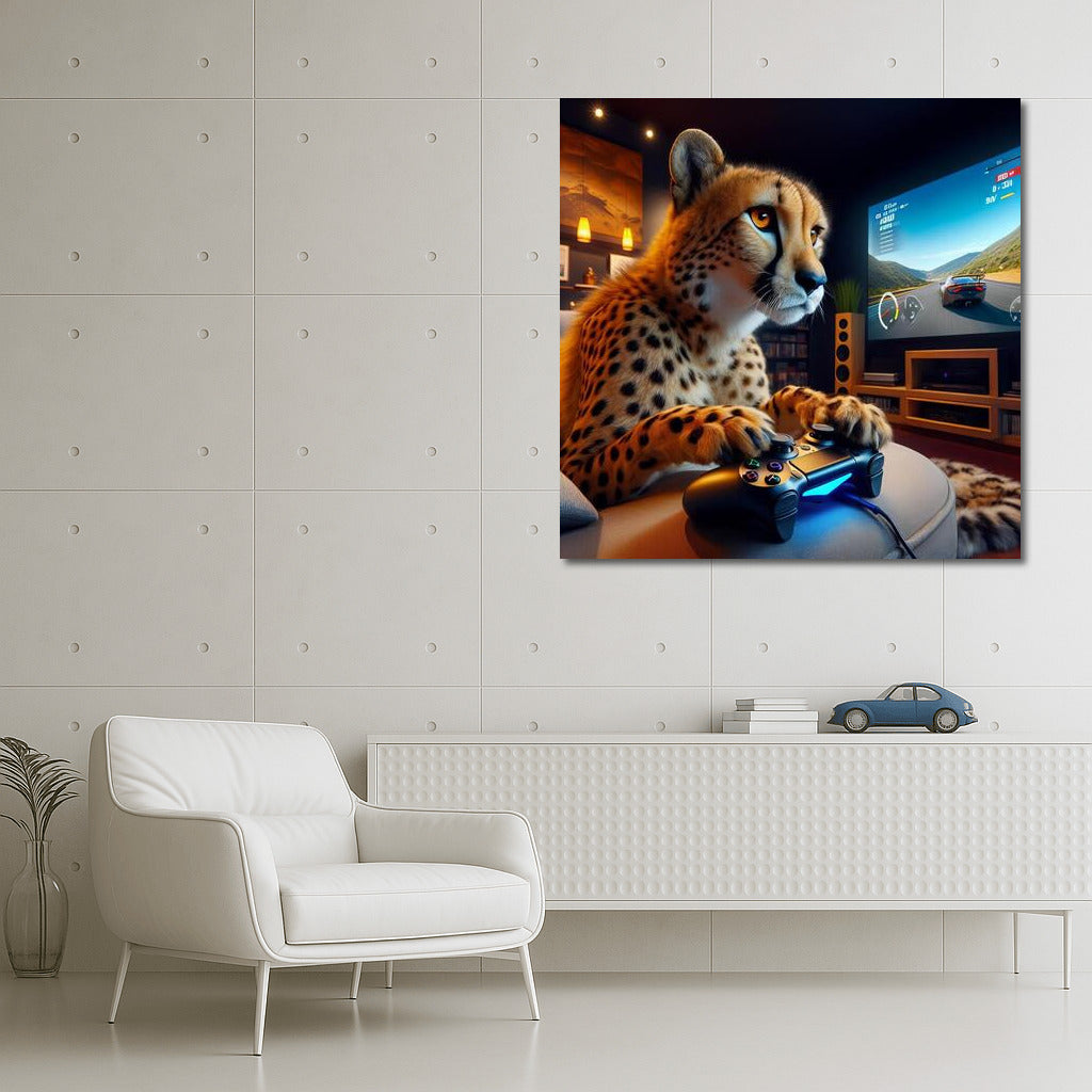 Gamer Cheetah in Home Theater: Dynamics and Style for Your Interior