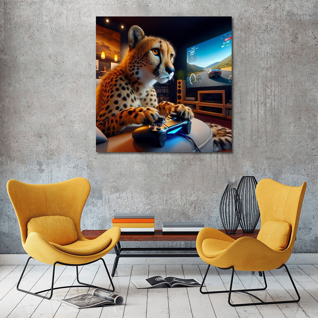 Gamer Cheetah in Home Theater: Dynamics and Style for Your Interior
