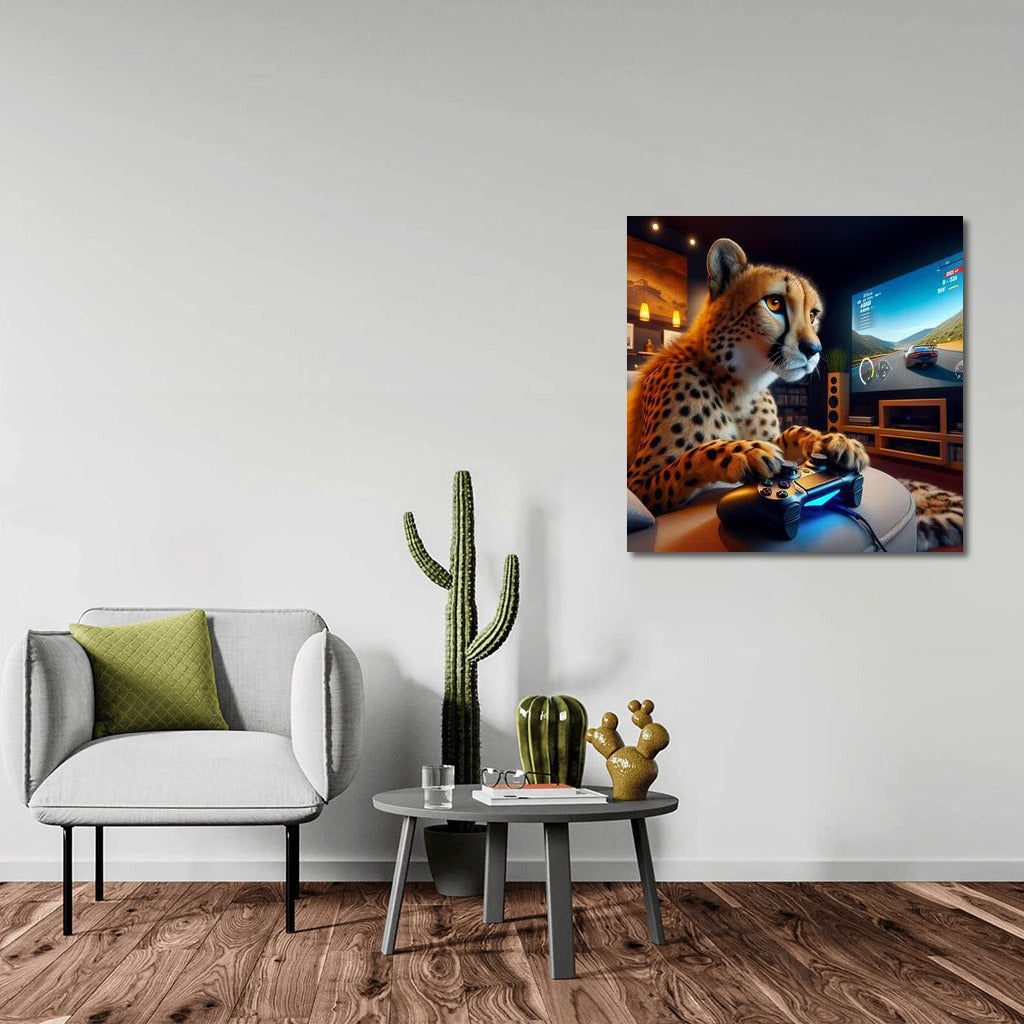 Gamer Cheetah in Home Theater: Dynamics and Style for Your Interior