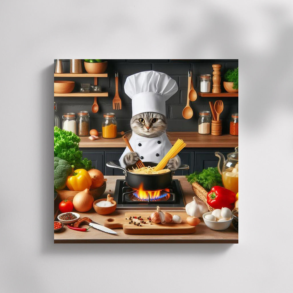 Chef Cat: Italian Magic in the Kitchen