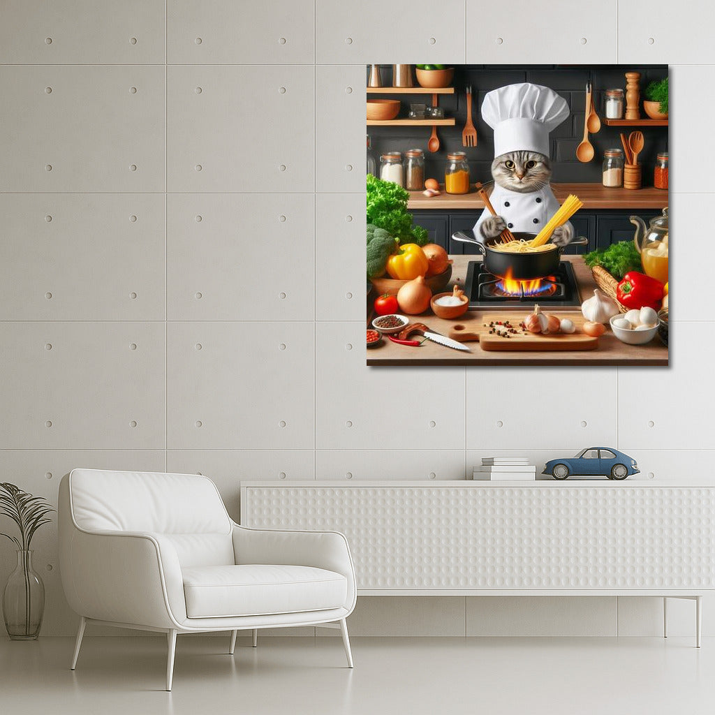 Chef Cat: Italian Magic in the Kitchen