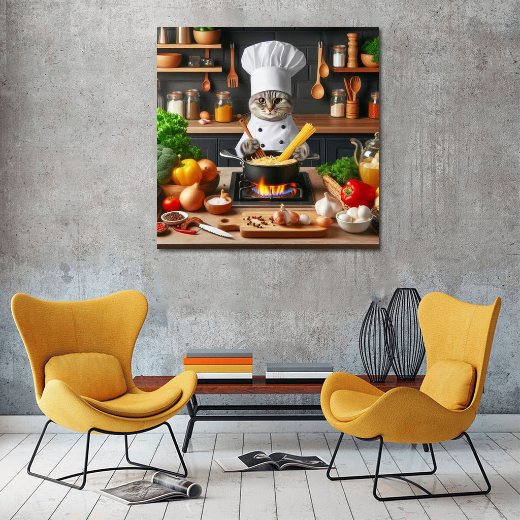Chef Cat: Italian Magic in the Kitchen