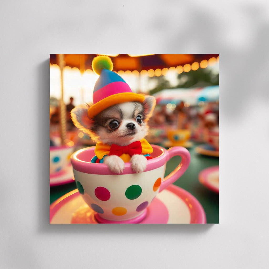 Carnival Chihuahua: Feast of Joy on the Wall