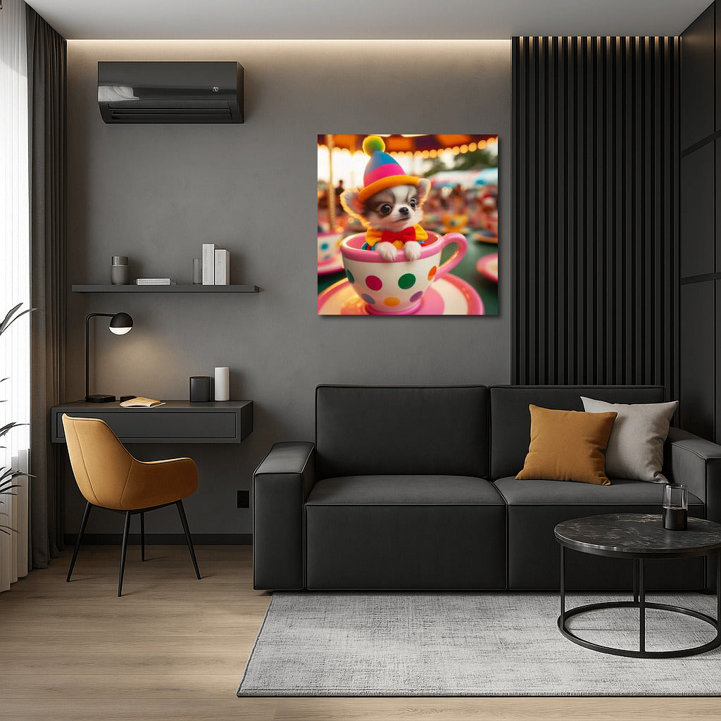 Carnival Chihuahua: Feast of Joy on the Wall