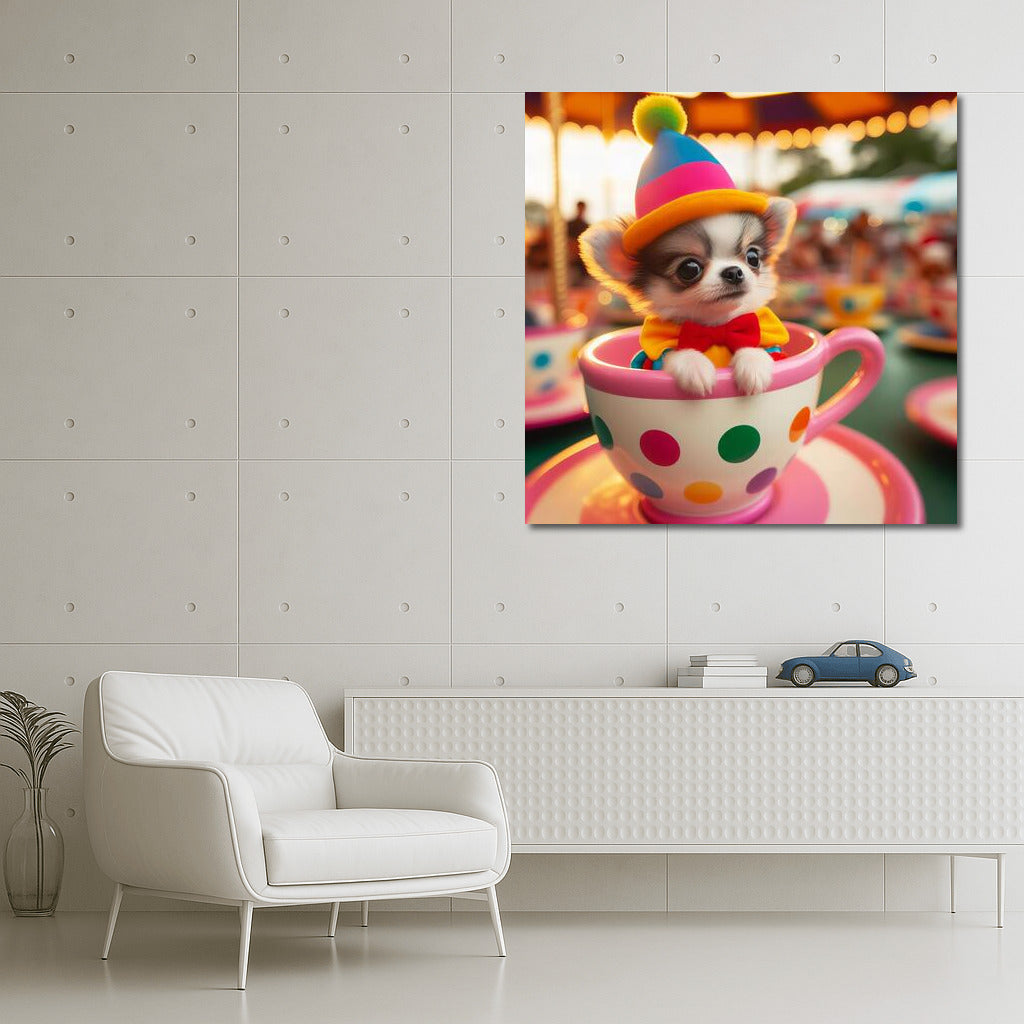 Carnival Chihuahua: Feast of Joy on the Wall