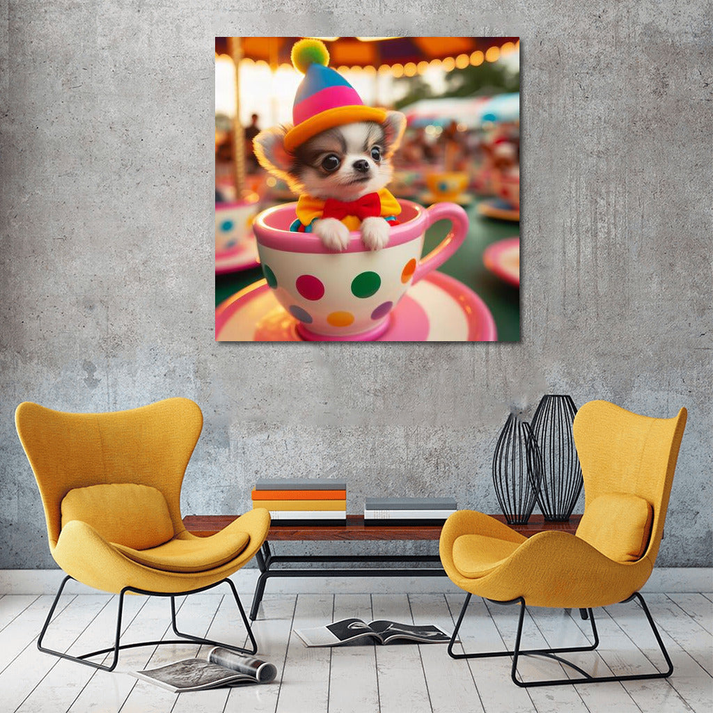 Carnival Chihuahua: Feast of Joy on the Wall