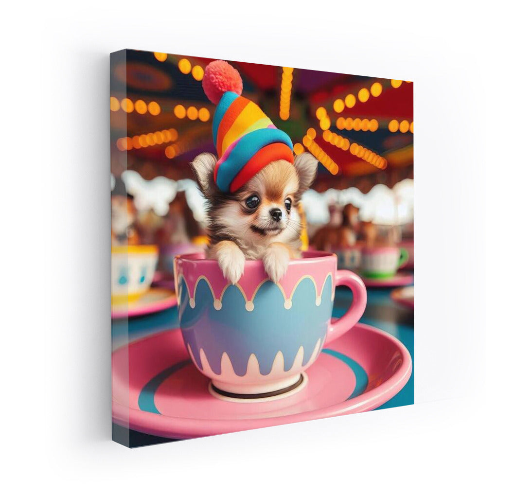 Carnival Whirlwind: Chihuahua in the Fairytale of Colors
