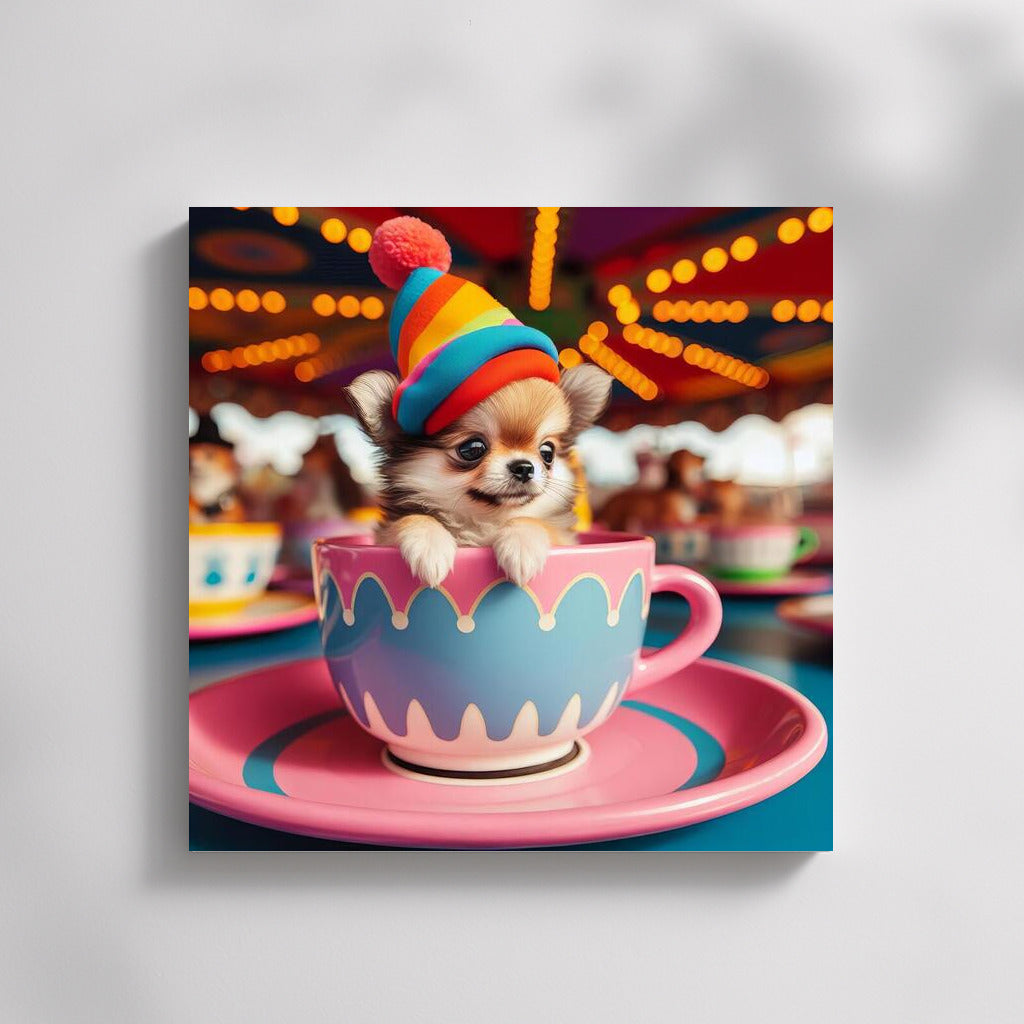 Carnival Whirlwind: Chihuahua in the Fairytale of Colors