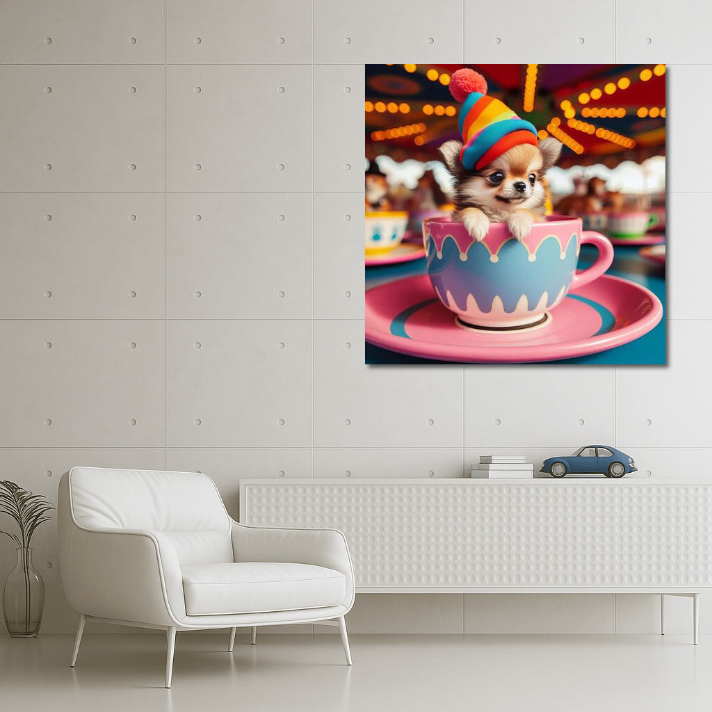 Carnival Whirlwind: Chihuahua in the Fairytale of Colors