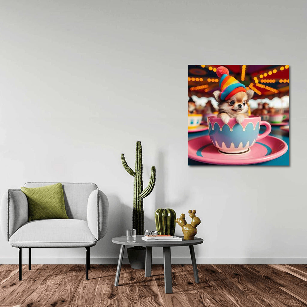 Carnival Whirlwind: Chihuahua in the Fairytale of Colors