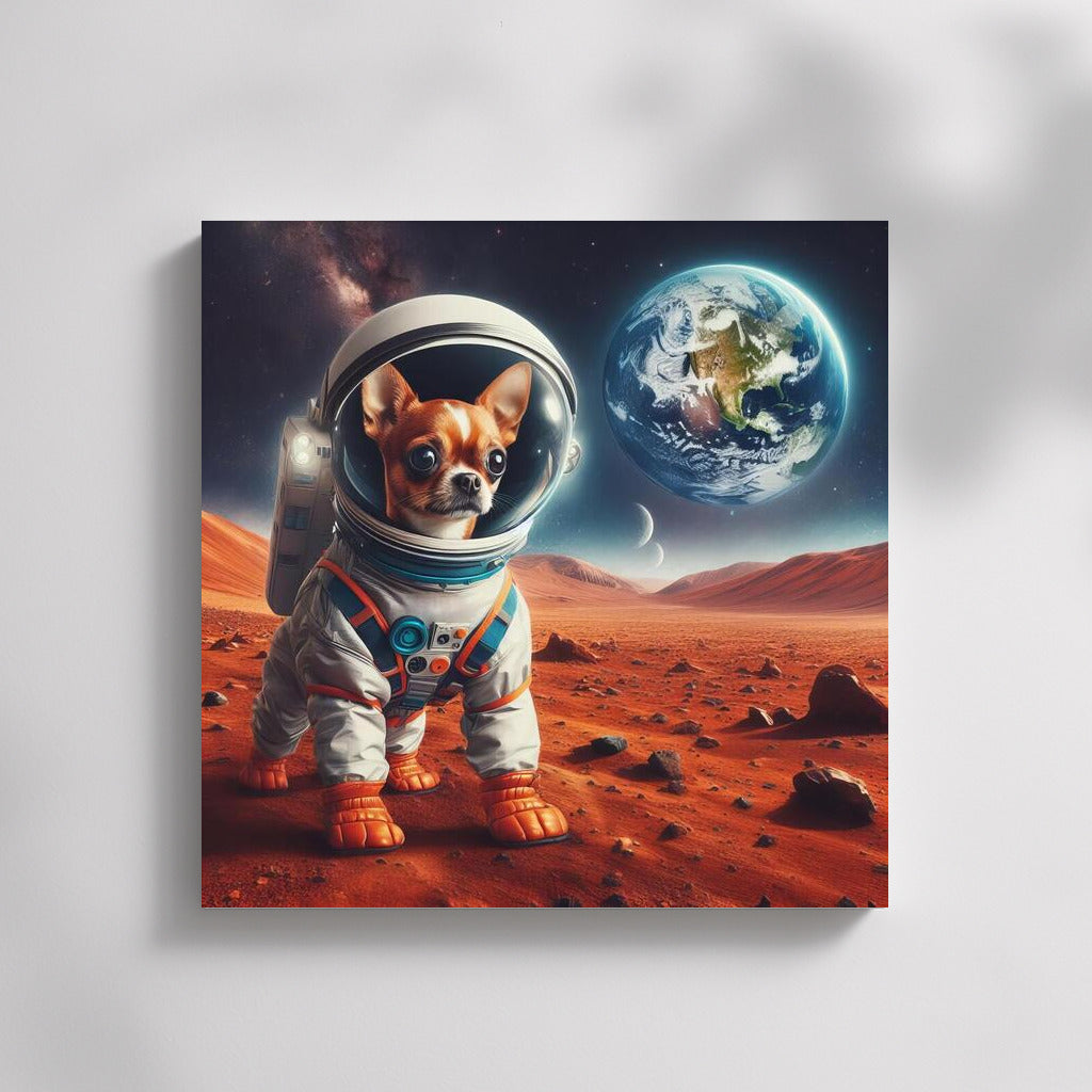 Space Chihuahua: An Interplanetary View from Mars to Earth