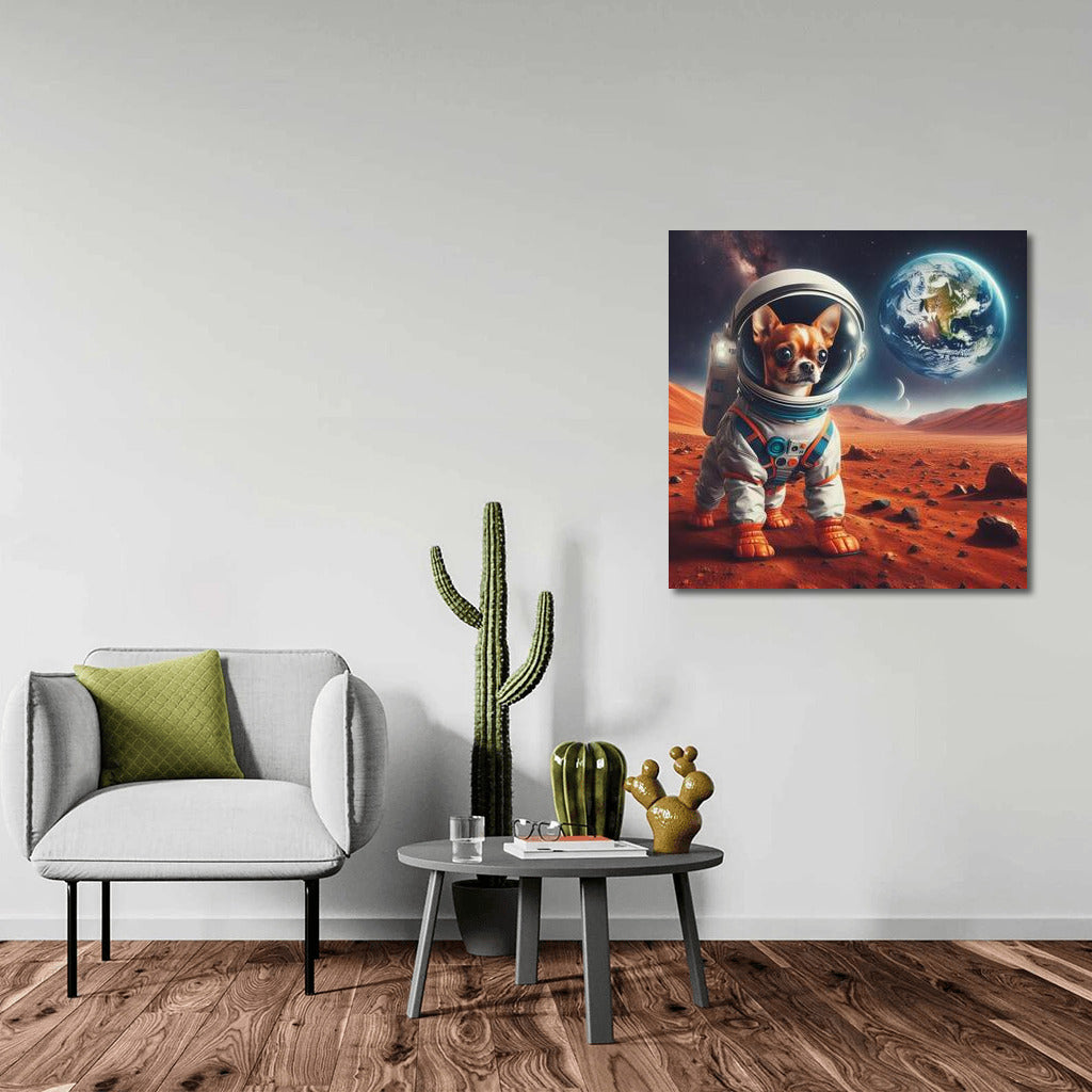 Space Chihuahua: An Interplanetary View from Mars to Earth