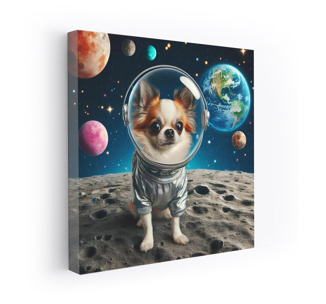 Chihuahua's Space Adventure on the Moon: Interplanetary Journey