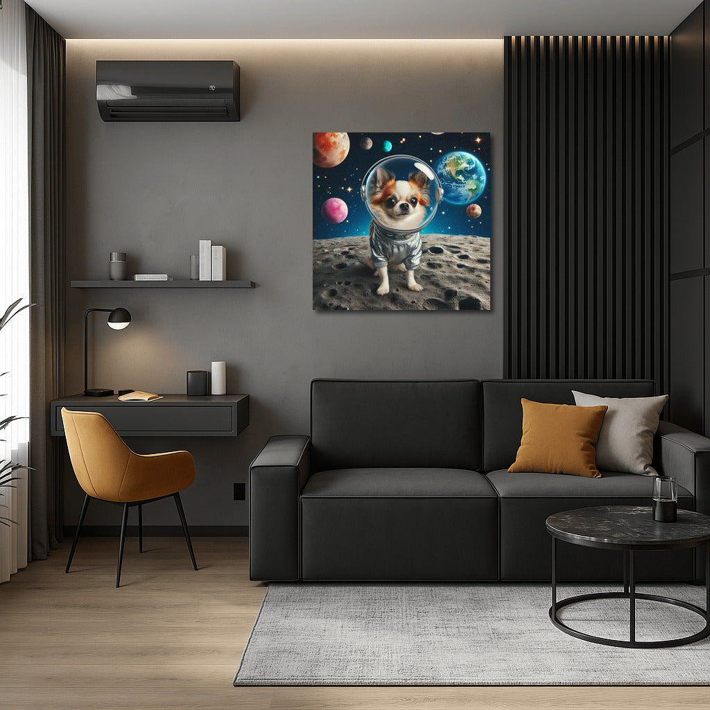 Chihuahua's Space Adventure on the Moon: Interplanetary Journey