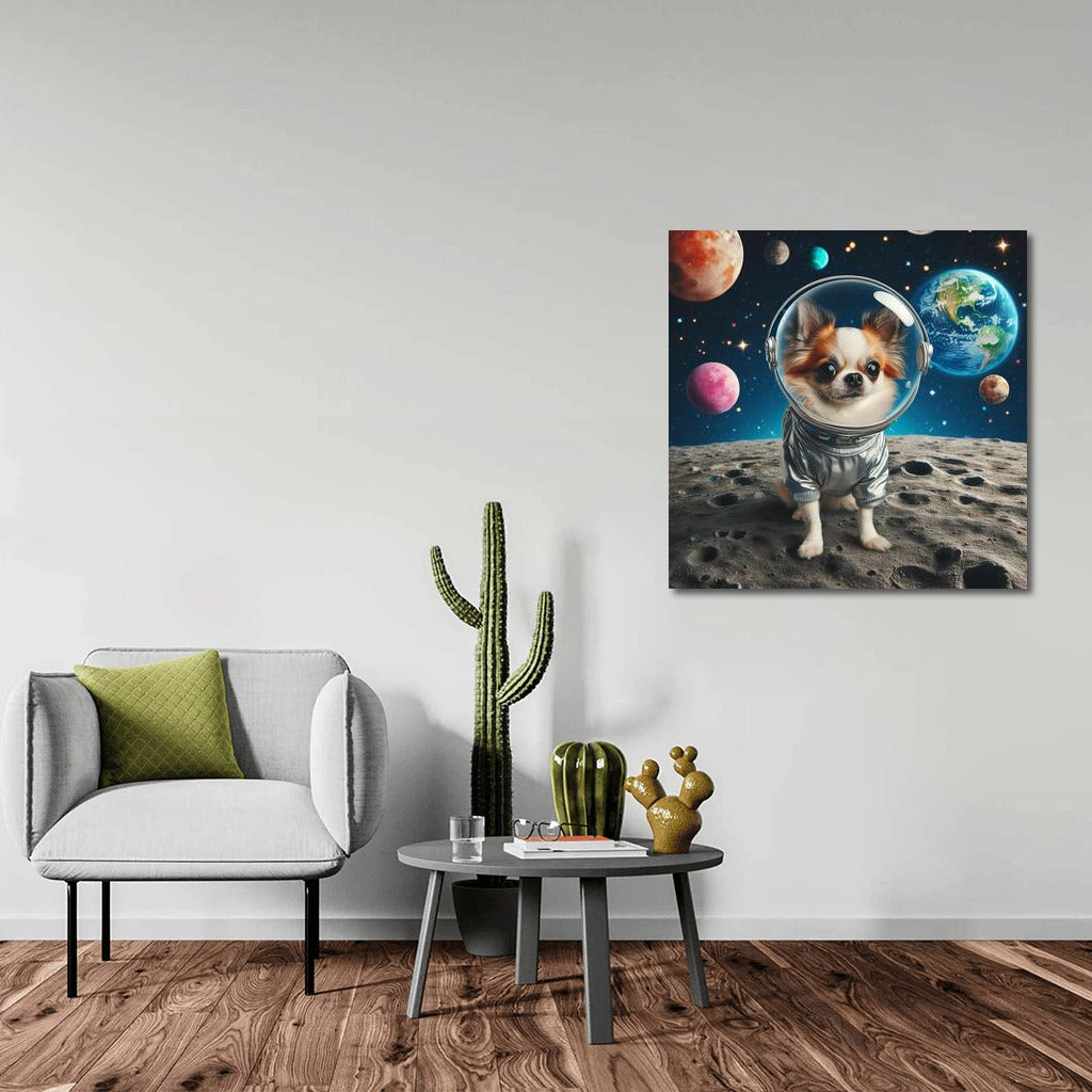 Chihuahua's Space Adventure on the Moon: Interplanetary Journey