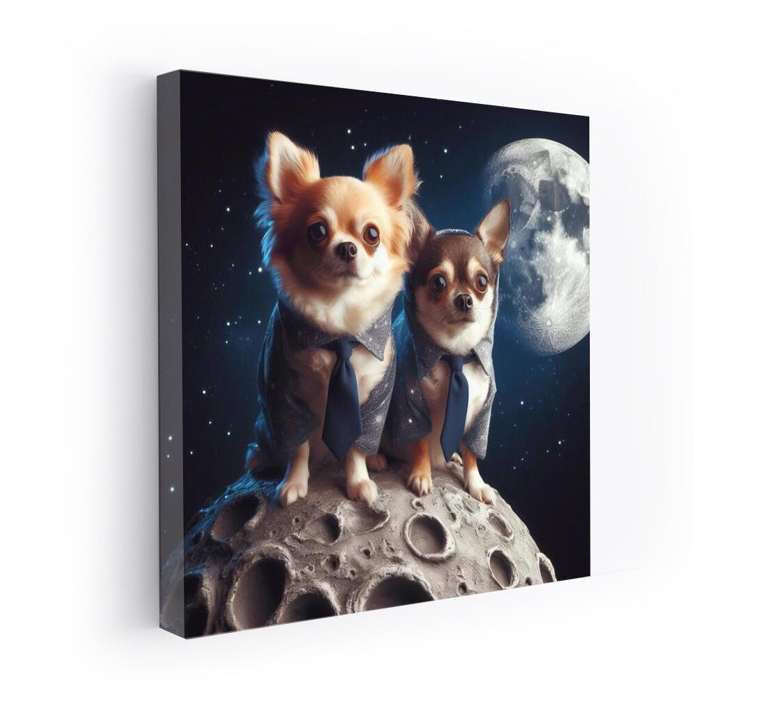 Lunar Chihuahuas: A Space Adventure on the Moon