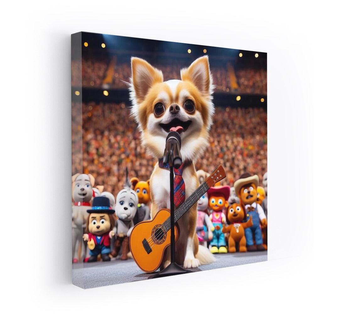 Chihuahua on Stage: Concert for the Plush Army