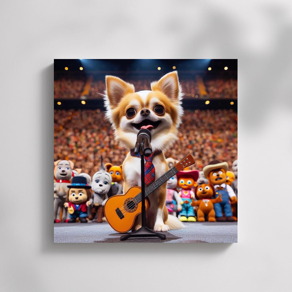 Chihuahua on Stage: Concert for the Plush Army
