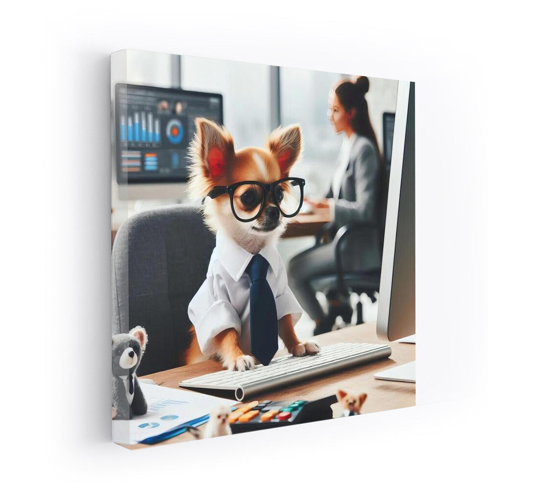 Chihuahua in the Office: Success at the Computer