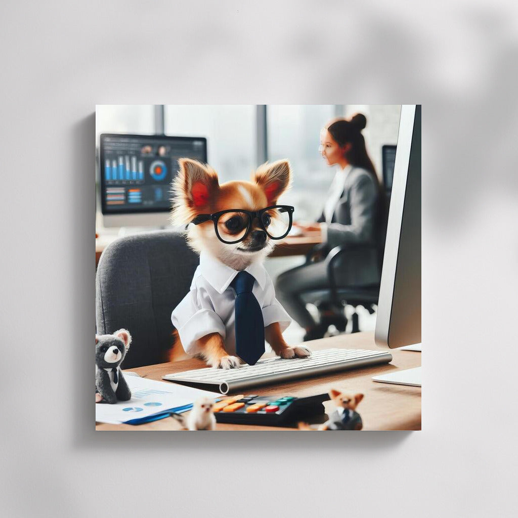 Chihuahua in the Office: Success at the Computer