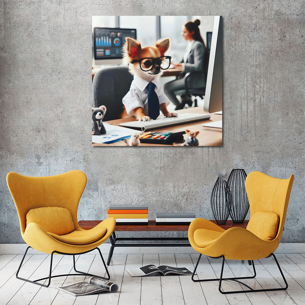 Chihuahua in the Office: Success at the Computer