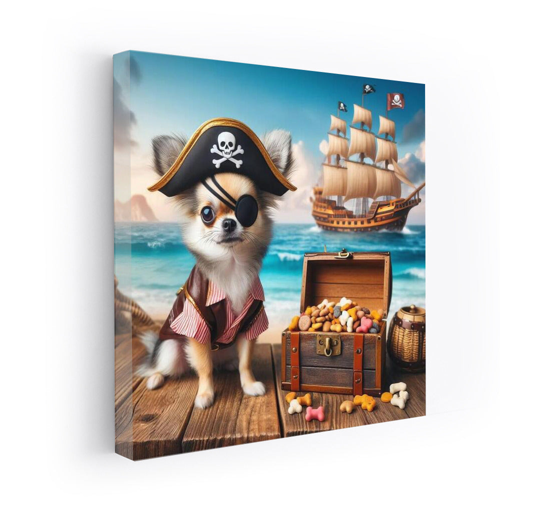 Chihuahua Pirate and His Treasure Chest: Sea Adventures