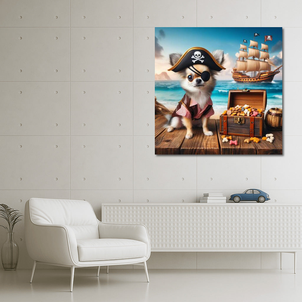 Chihuahua Pirate and His Treasure Chest: Sea Adventures