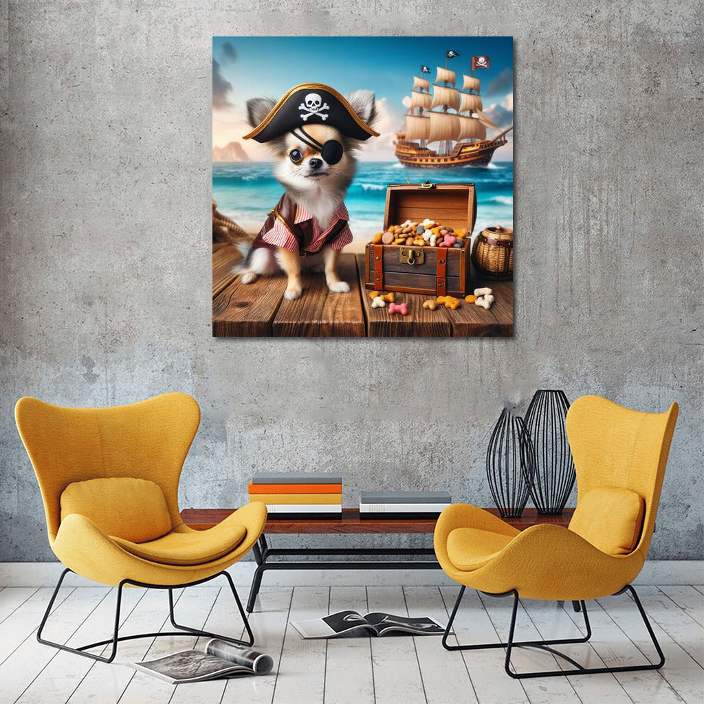 Chihuahua Pirate and His Treasure Chest: Sea Adventures
