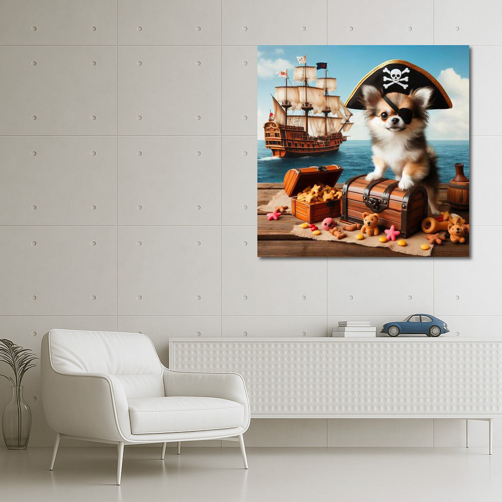 Chihuahua Pirate and His Treasure: Adventures on Board