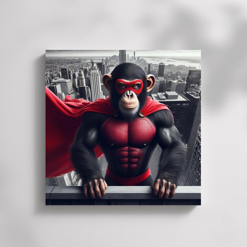 Superhero Chimpanzee: Energy and Originality for Your Interior