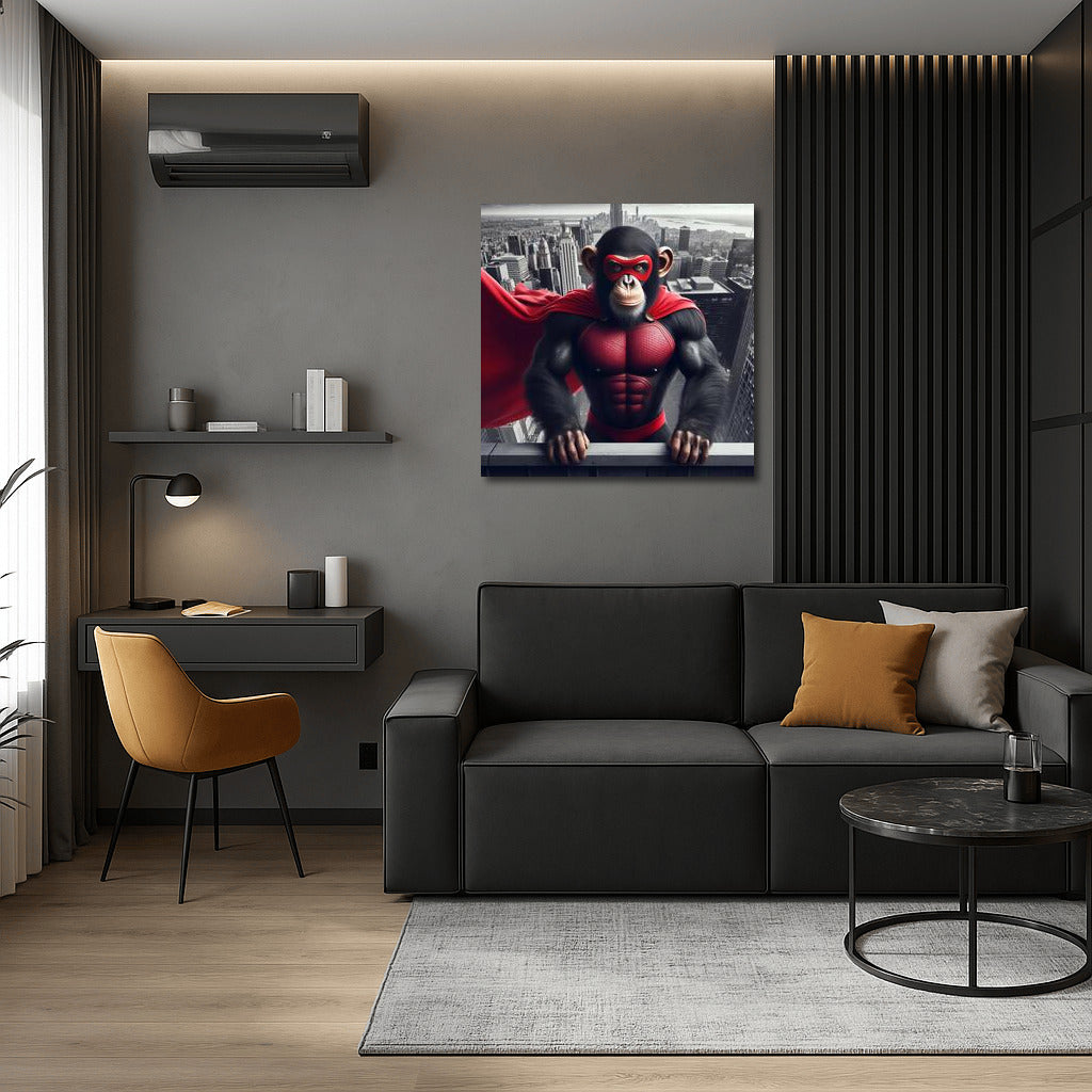 Superhero Chimpanzee: Energy and Originality for Your Interior