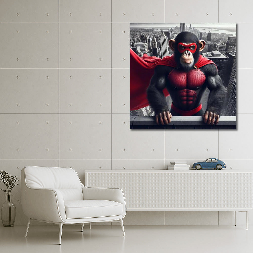 Superhero Chimpanzee: Energy and Originality for Your Interior