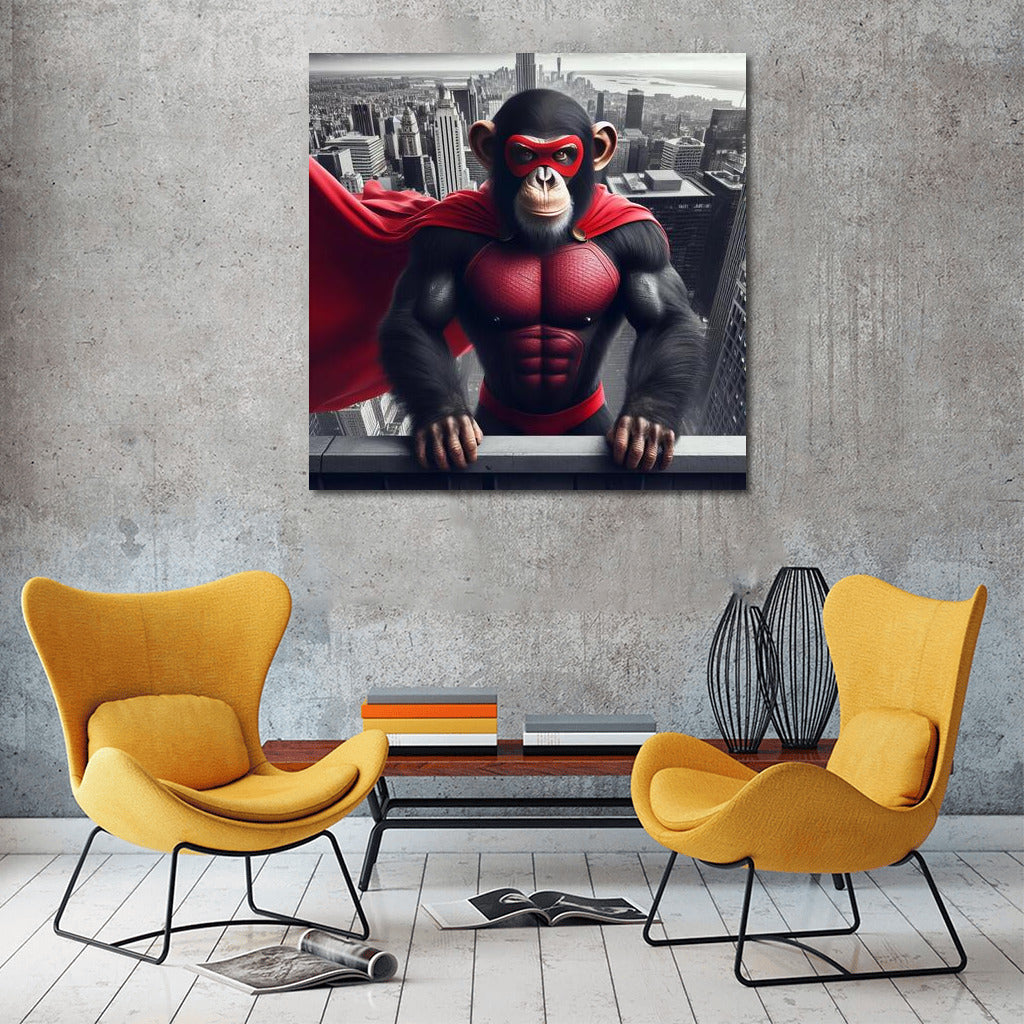 Superhero Chimpanzee: Energy and Originality for Your Interior