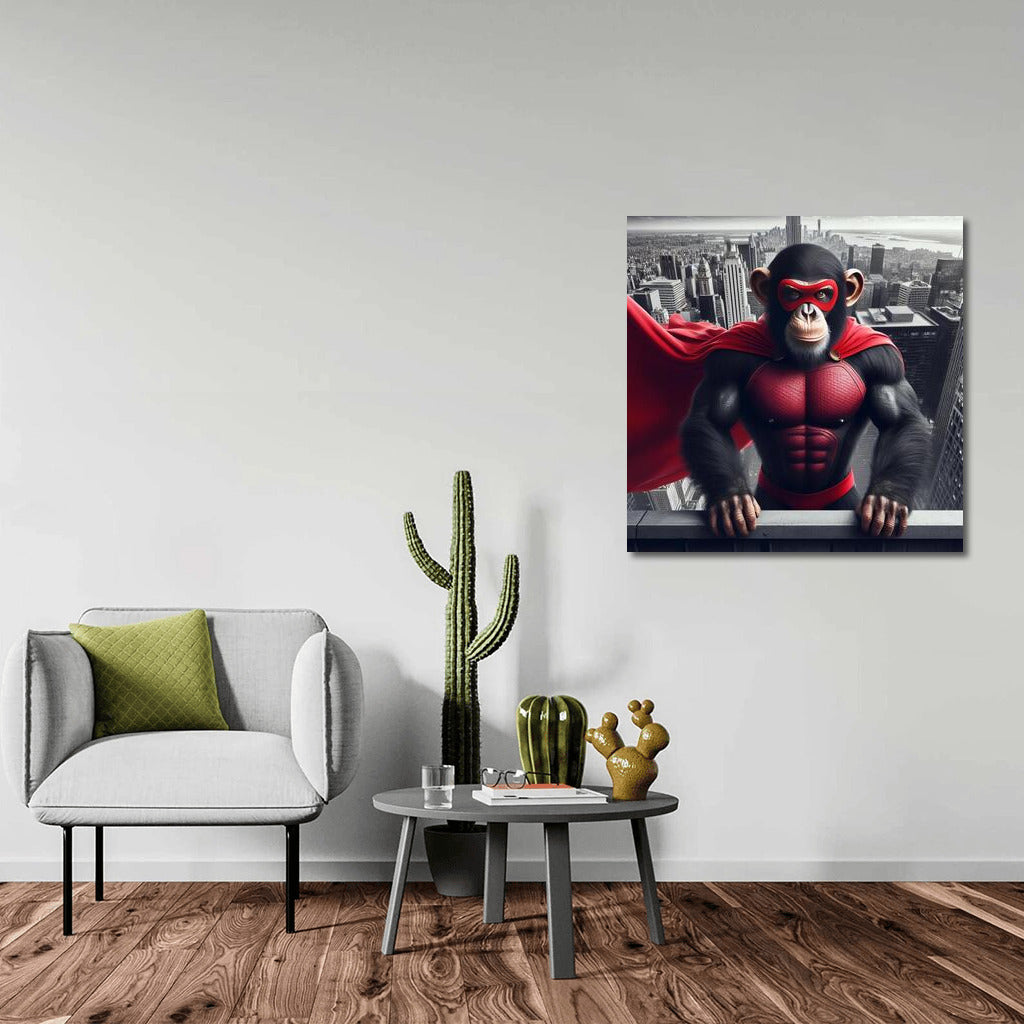 Superhero Chimpanzee: Energy and Originality for Your Interior