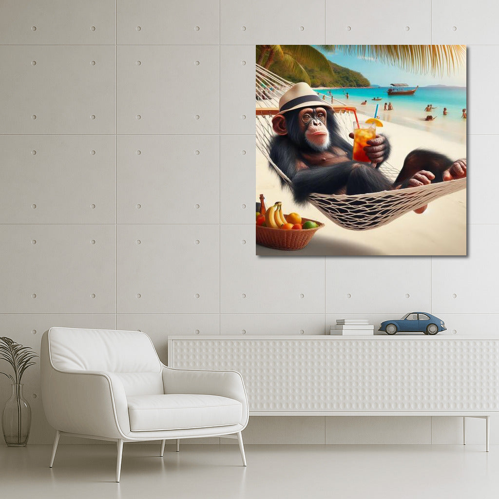 Monkey in a Sunbed: Tropical Relaxation with a Cocktail