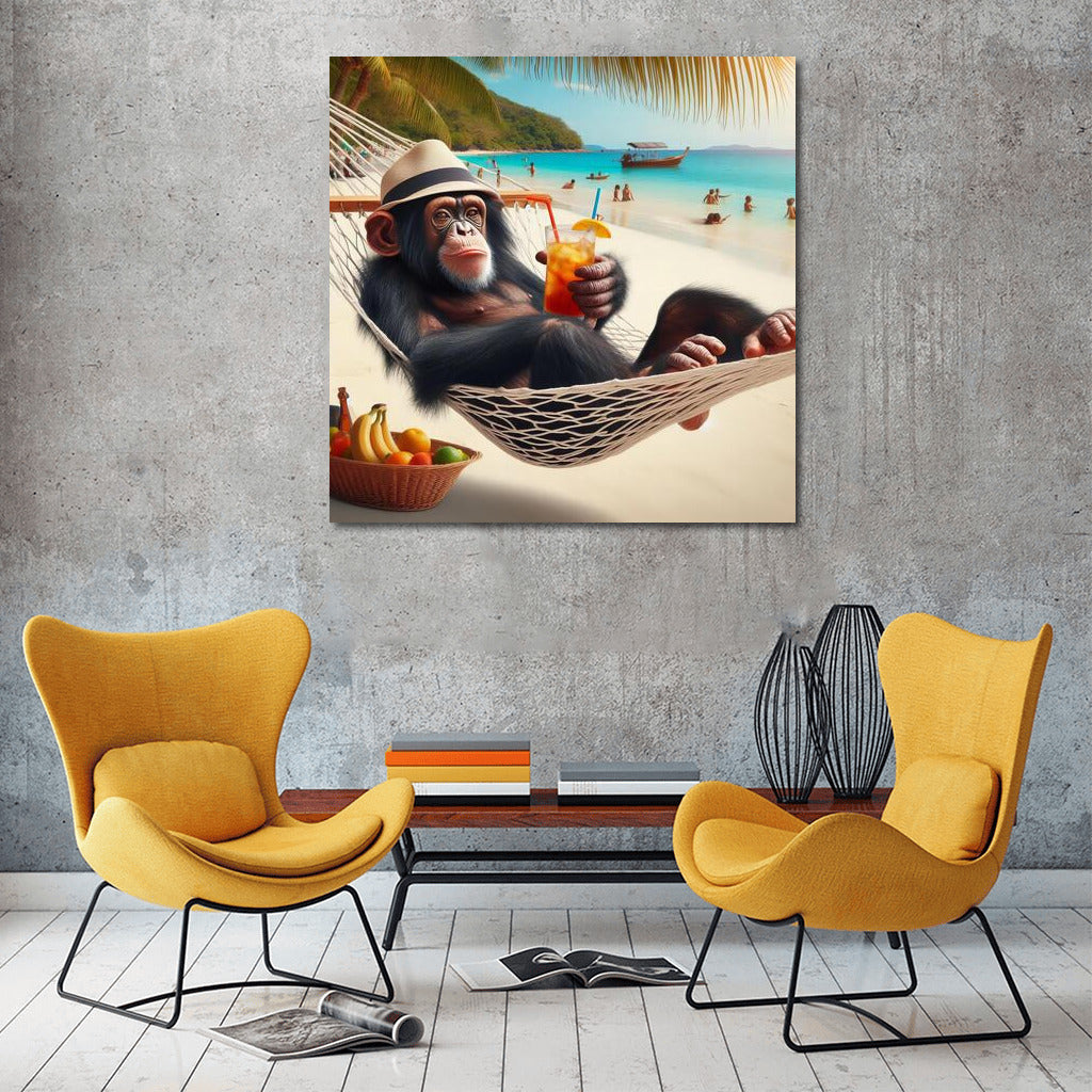 Monkey in a Sunbed: Tropical Relaxation with a Cocktail